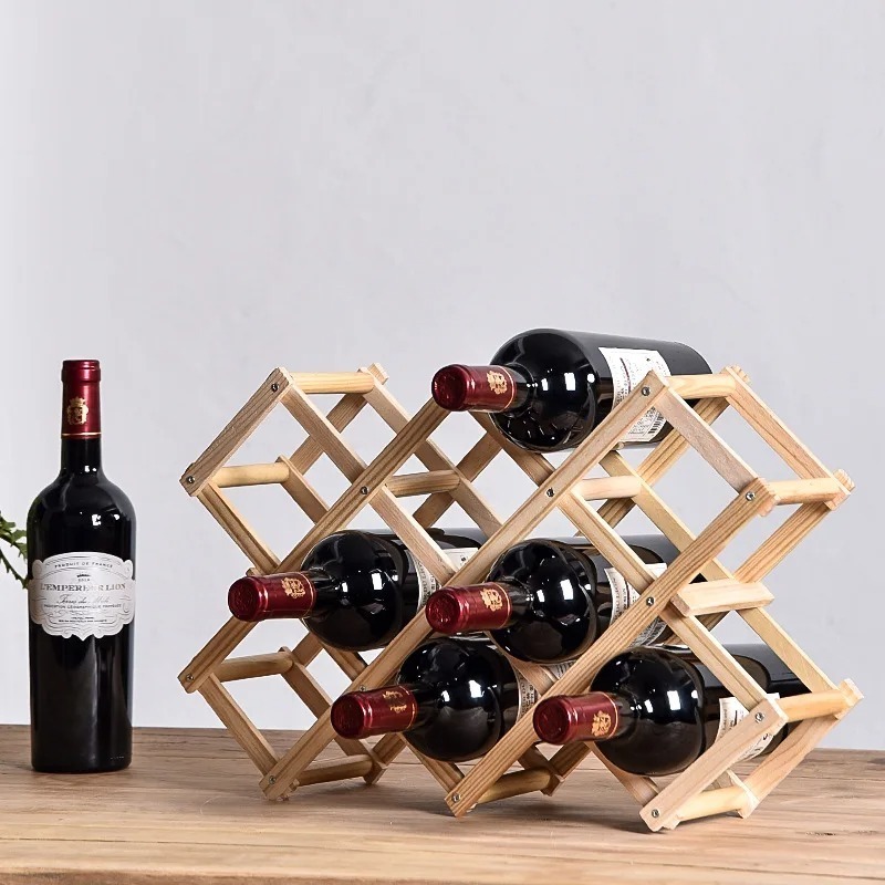 Home Bar Shelves - STACKABLE ชั้นวางไวน์ 3, 5, 6, 10