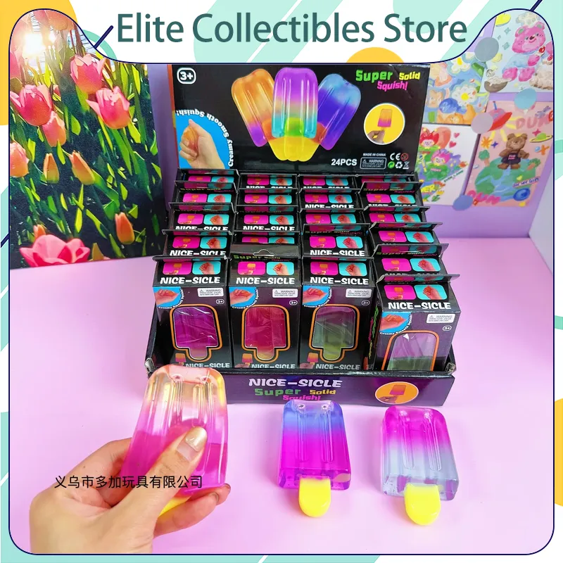Home Bar Set - ของเล่นบีบไอศกรีมรูปแท่งผลไม้ TPR นุ่มนิ่ม บรรเทาความเครียด สำหรับผู้ใหญ่ ใช้ได้ที่บ้าน