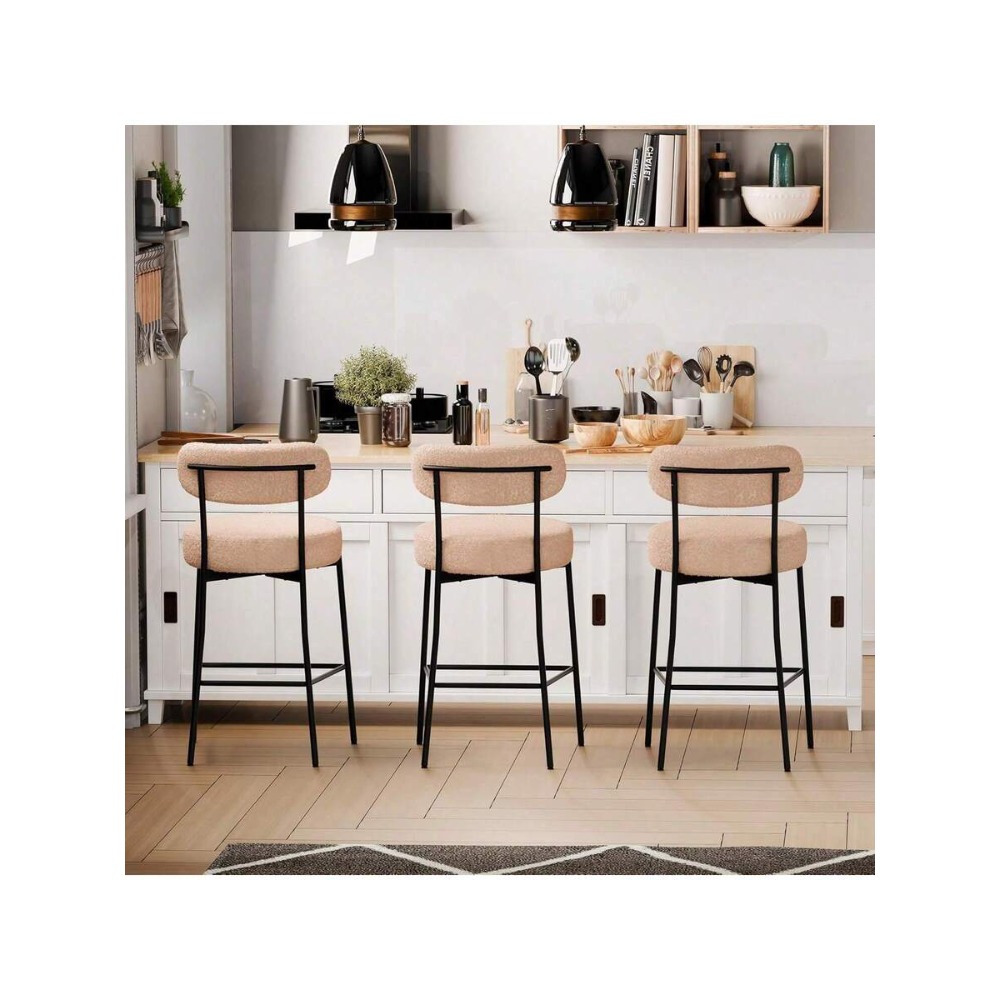 เก้าอี้บาร์สีเบจ ชุด 2 ตัว, คว - Home Bar Set บทวิจารณ์และราคา
