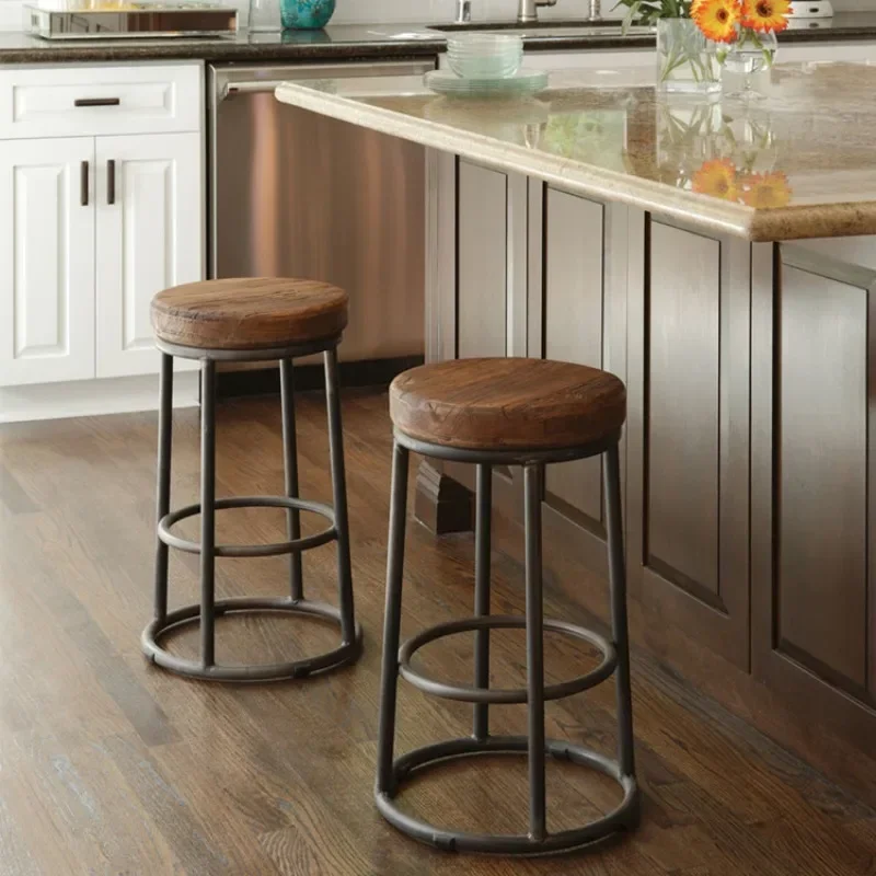 อเมริกัน Retro Iron สูงเท้าเก้ - Home Bar Seating บทวิจารณ์และราคา