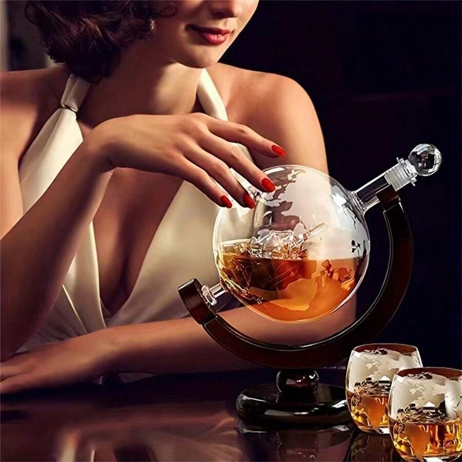 ชุดขวดเหล้าทรงกลม 1 ชิ้น/3 ชิ้ - Decanter Globe Set บทวิจารณ์และราคา