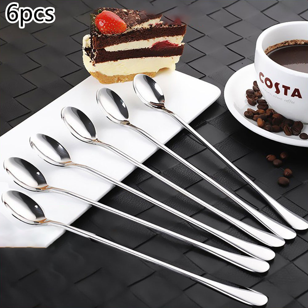 6pcs สแตนเลสสตีลชาน้ําแข็งช้อน - Ice Pick Pick บทวิจารณ์และราคา