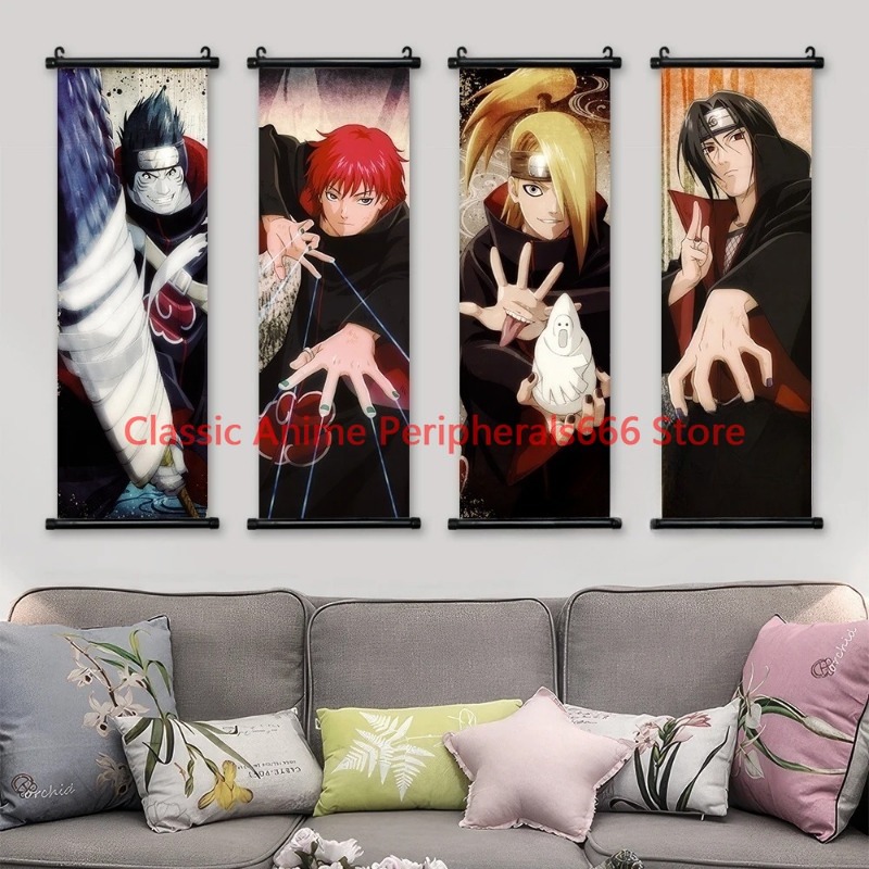 ภาพวาดผ้าใบนารูโตะแบบแขวนตกแต่ - Home Bar Shelf บทวิจารณ์และราคา