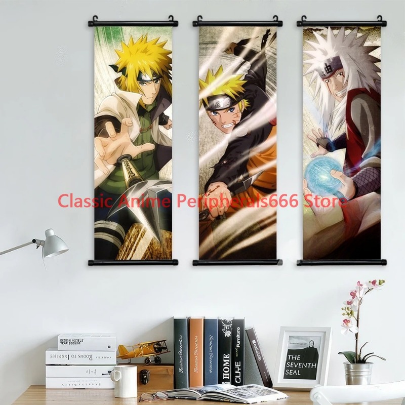 ภาพวาดผ้าใบนารูโตะแบบแขวนตกแต่ - Home Bar Shelf บทวิจารณ์และราคา