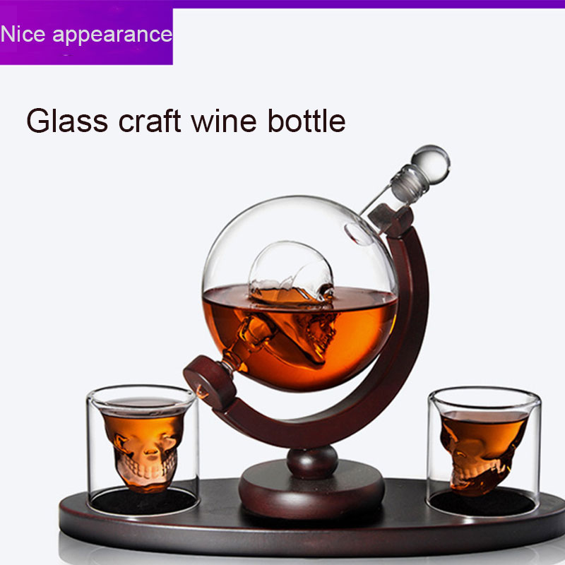 ชุดขวดเหล้าวิสกี้ทรงกระโหลกพร้ - Decanter Globe Set บทวิจารณ์และราคา