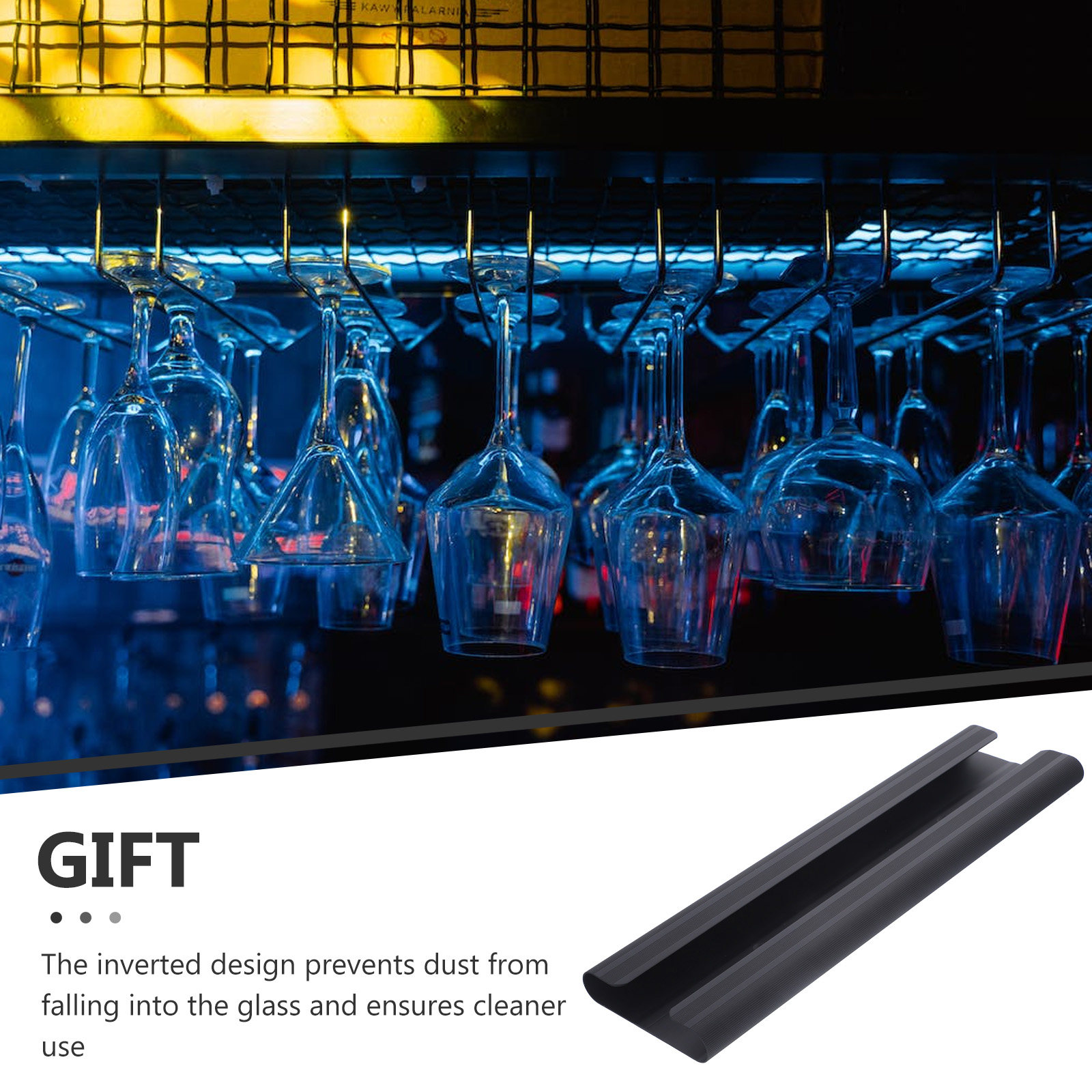 ที่แขวนแก้วไวน์สแตนเลสแบบติดใต - Home Bar Shelves บทวิจารณ์และราคา