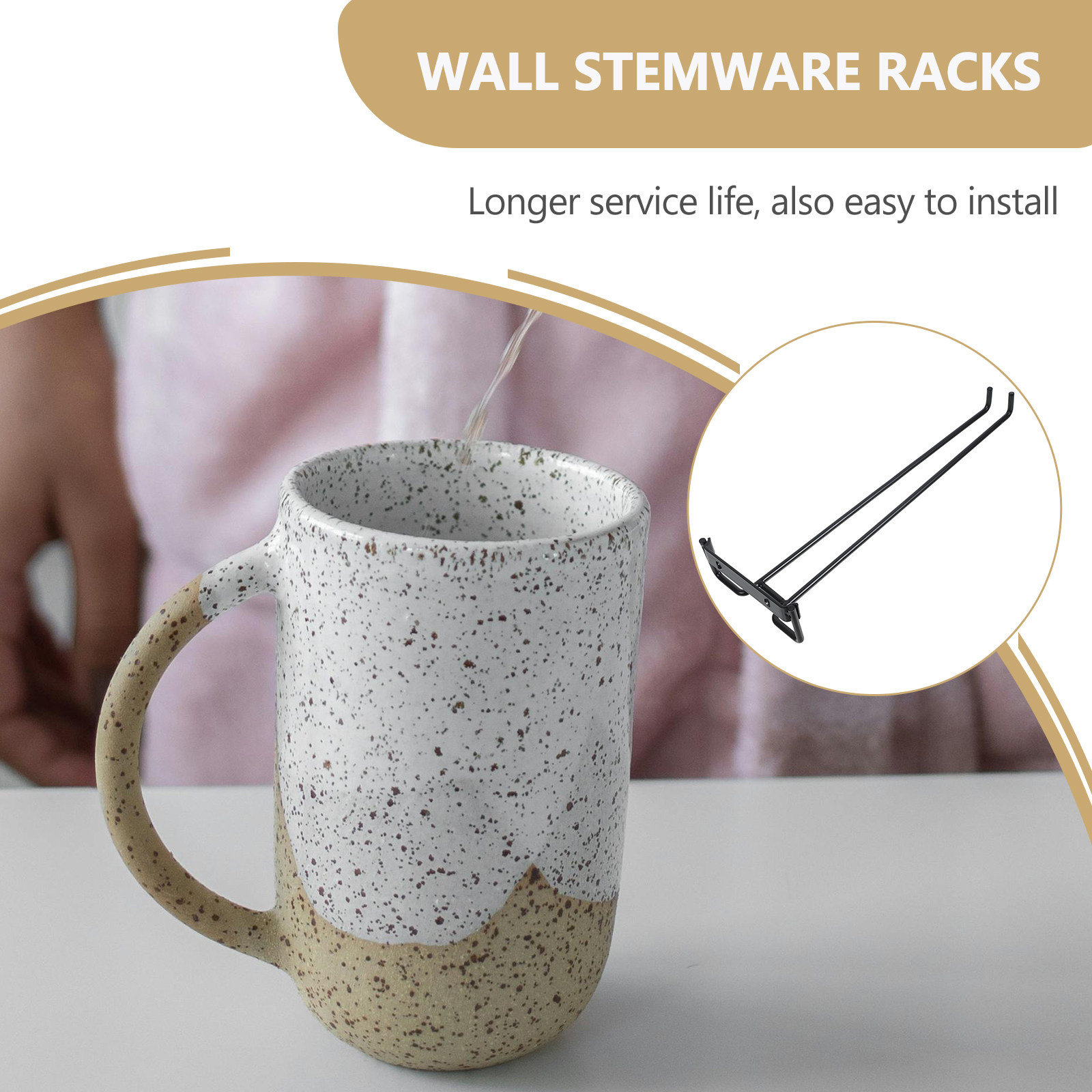 ที่แขวนแก้วไวน์แบบแขวนกลับหัว  - Home Bar Shelves บทวิจารณ์และราคา