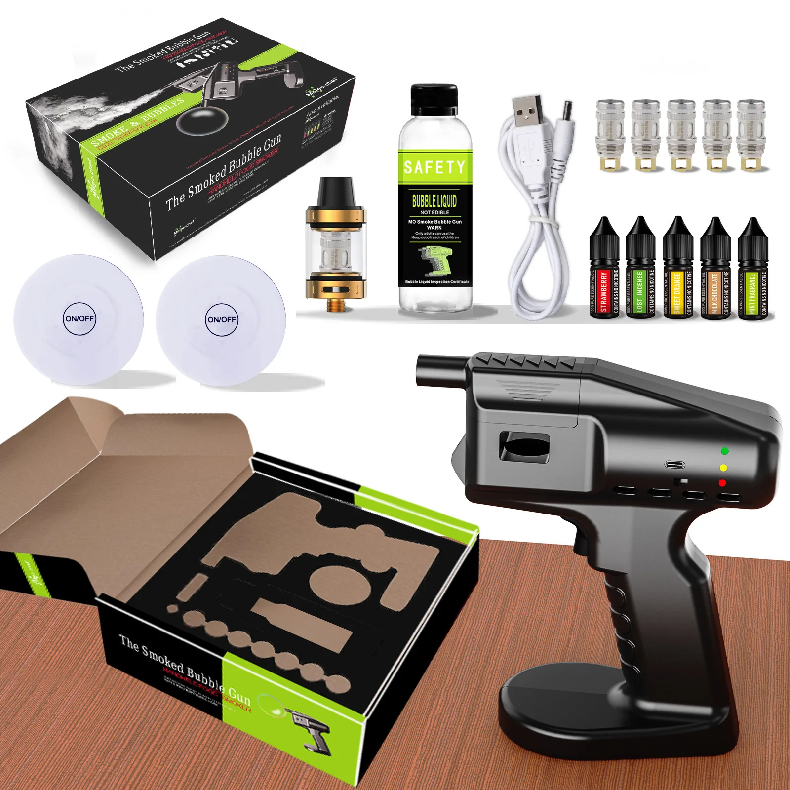 เครื่องทำปืนยิงควันรสชาติบลาสเ - Smoking Gun Kit บทวิจารณ์และราคา
