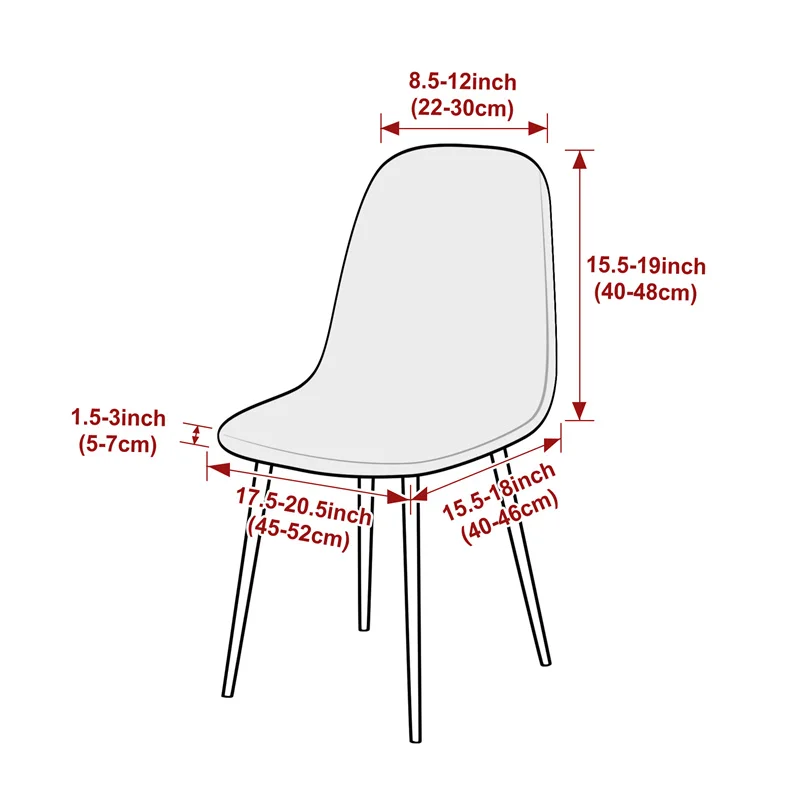 1PC Jacqaurd SHELL เก้าอี้ยืดส - Home Bar Seating บทวิจารณ์และราคา